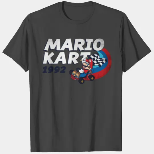 Nintendo Mario Kart Winning Streak Vintage Graphic T Shirts