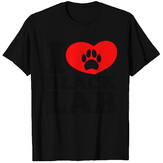 I Love Black Lab T Shirts