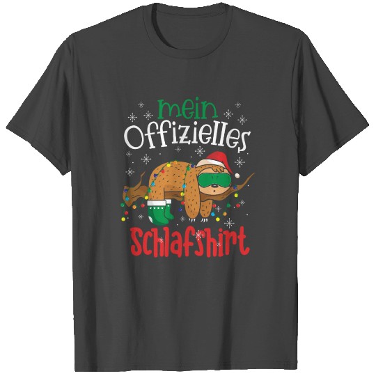 Official Sloth Christmas Sleep T Shirts