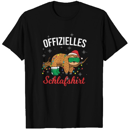 Official Sloth Christmas Sleep T Shirts