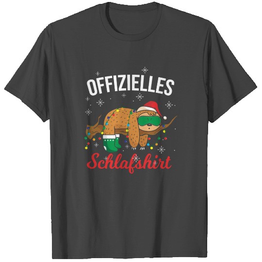 Official Sloth Christmas Sleep T Shirts