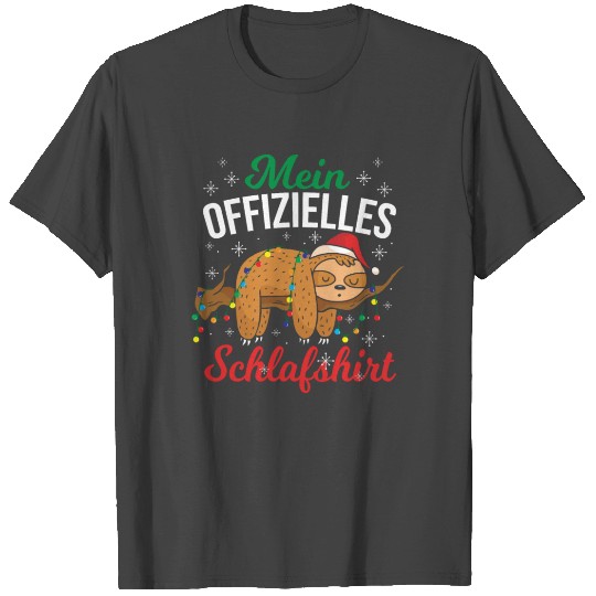 Official Sloth Christmas Sleep T Shirts