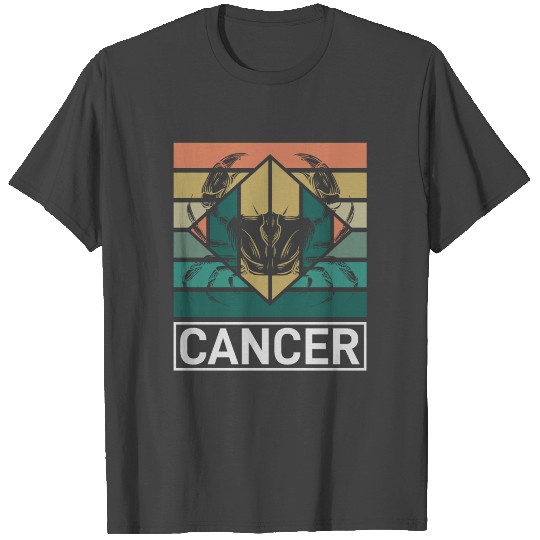 Cancer Zodiac Sign Astorolgy Horoscope Sign T Shirts
