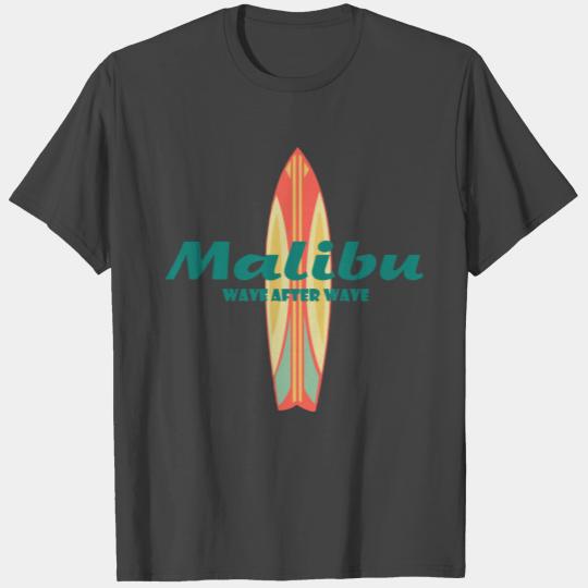 Malibu Souvenir Retro Fun Vintage California Surf T Shirts