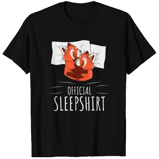 Red Panda Lover Official Sleepshirt T Shirts