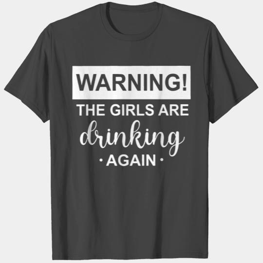 Girls Drinking Best Friend Sorority Drinking T Shirts