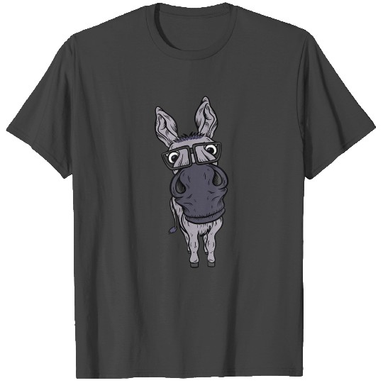 Funny Smart House Donkey Farm Horse Mule Pack Anim T Shirts