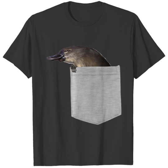 Animal in Your Pocket Duck Billed Platypus T Shirts