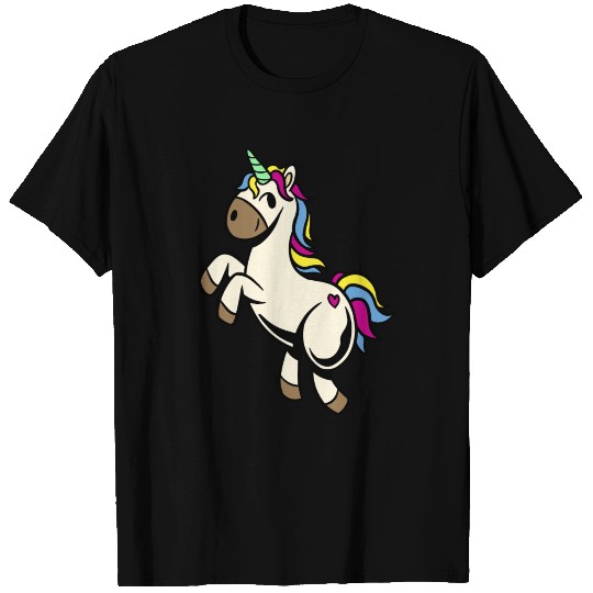 Unicorn sticker T Shirts