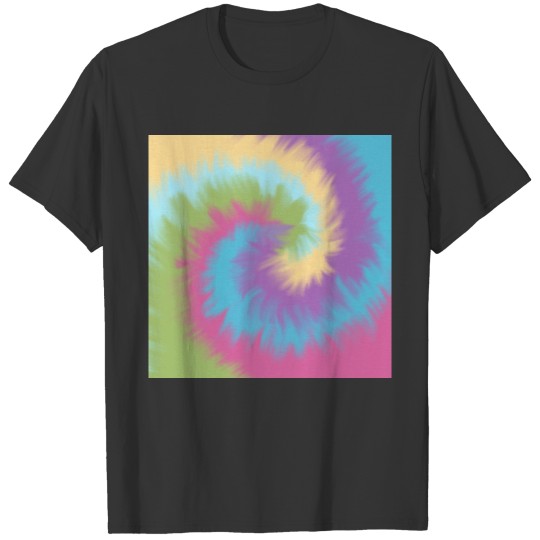 Rainbow Tie Dye Swirl T Shirts