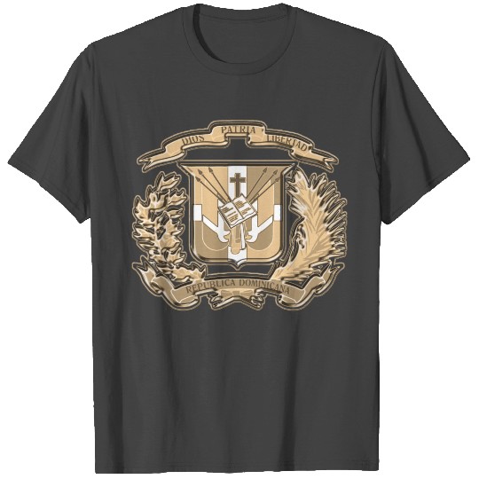 Dominican Republic Coat Of Arms Escudo Dominicano T Shirts
