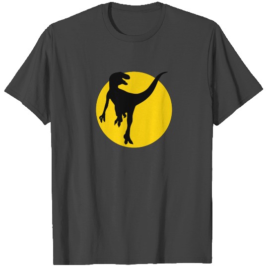 velociraptor and moon T Shirts