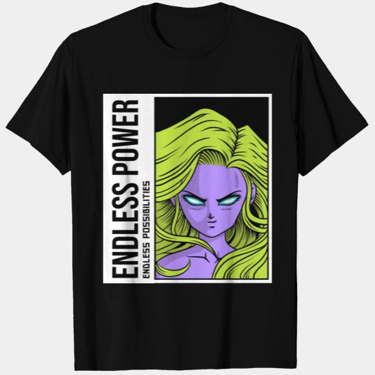 ENDLESS POWER ENDLESS POSSIBILITIES DRAGON BALL Z T Shirts