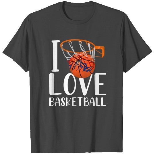 I Love Basketball T Shirts