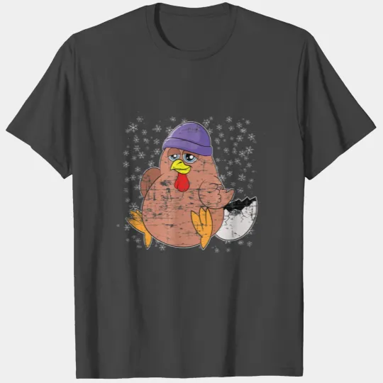 Snowflake Winter Farm Animal Farmer Funny Snowy Ch T Shirts