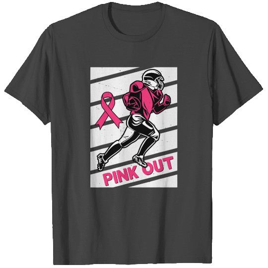 American Football Pink Out Breast Cancer Awareness T Shirts