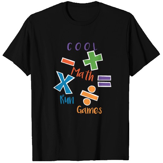 cool math games run,Mathematics,math teacher gift T Shirts