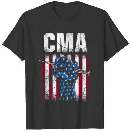 CMA Certified Medical Assistant Study Assisting T-shirt