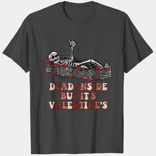 Funny Valentines Day Skeleton T Shirts