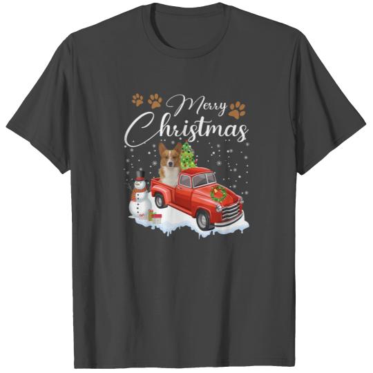 Corgi Dog Merry Christmas Corgi Christmas s 116 pa T Shirts