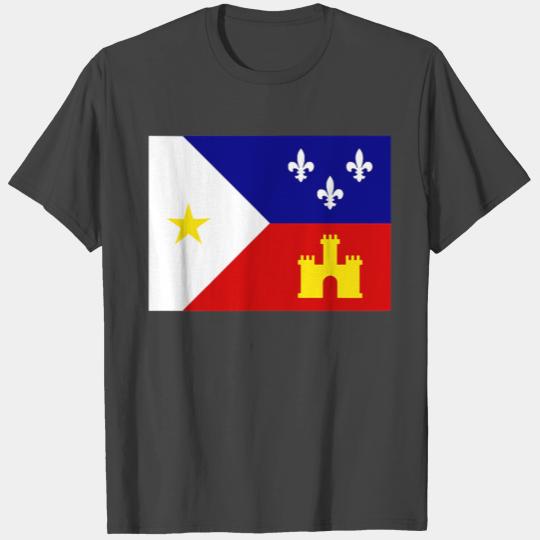ACADIAN FLAG Cajun Louisiana French Nova Scotia Ma T Shirts