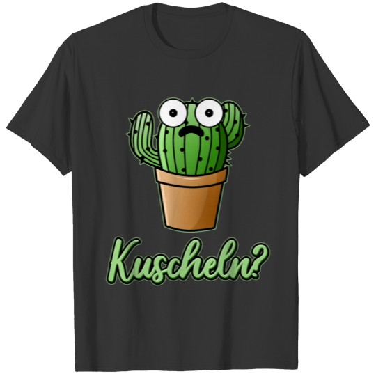 Cactus Cuddling Funny Cute Cactus Kakn Free Hugs T Shirts