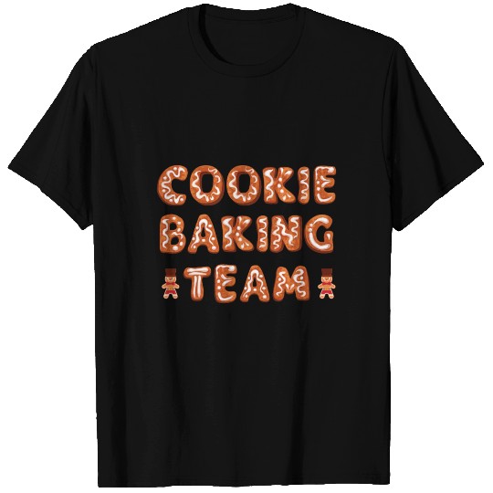 Cookie Baking Team Christmas Gingerbread Family T Shirts