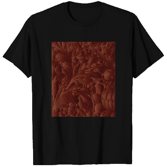 Maroon Leaf Clipart T Shirts