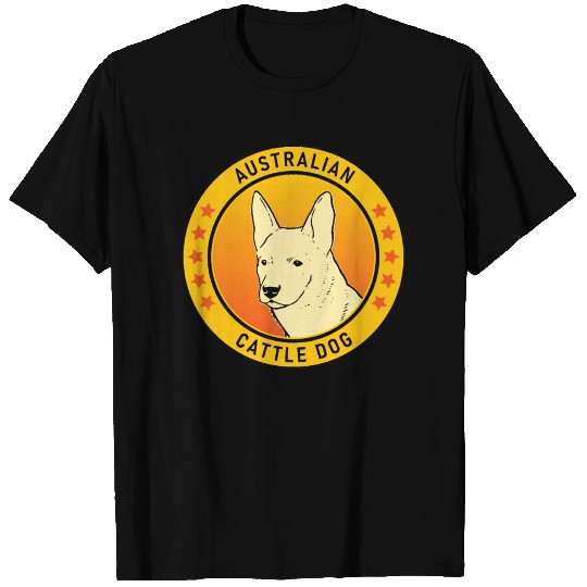 Australian Cattle Dog Portrait T Shirts