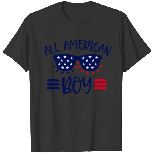 All American Boy Baby Stars Sunglasses T Shirts