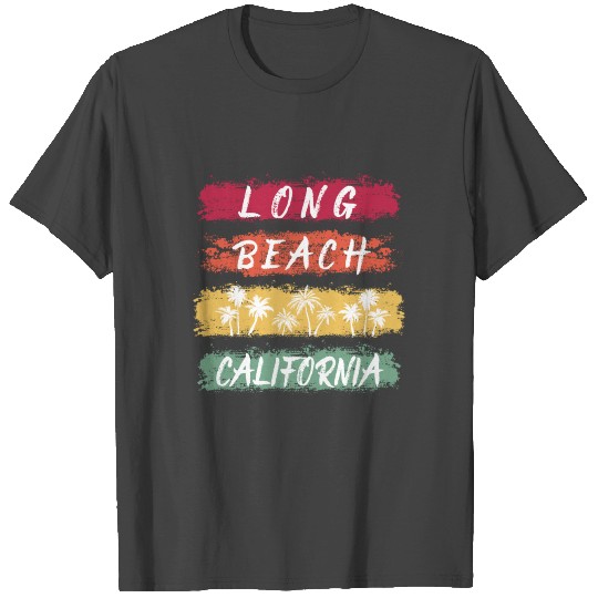 Long Beach California Chalk T Shirts