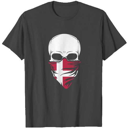 Dia De Los Muertos - Denmark Skull T Shirts