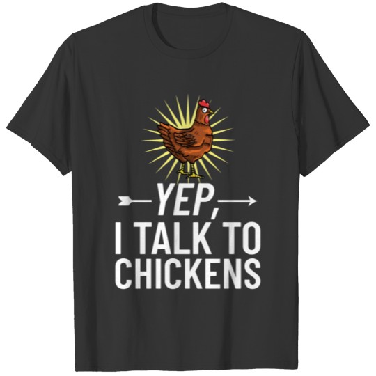 Chicken Farmer Gardening Lady Hen T-shirt