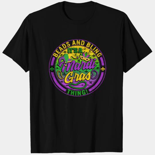 Mardi Gras T Shirts, Beads and Bling It's a Mardi