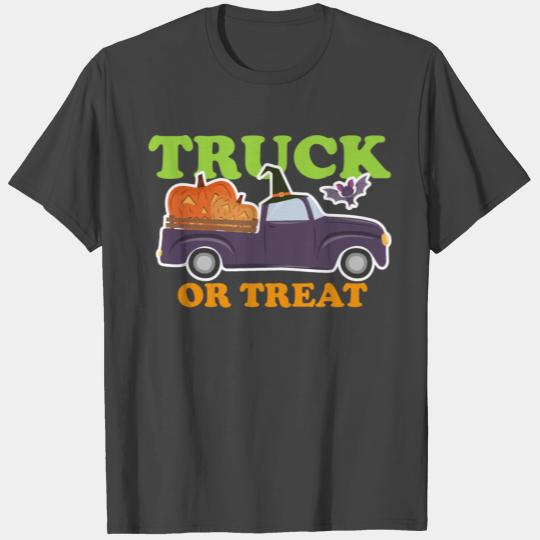 Truck Or Treat Halloween Car Truck For Trick O T Shirts