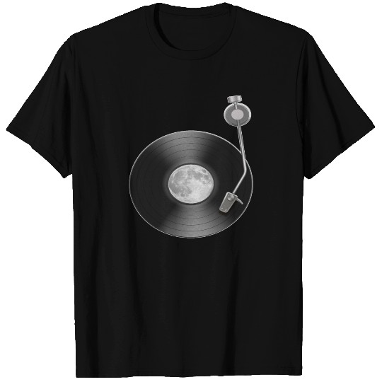 Moon Full Moon Record Space T Shirts
