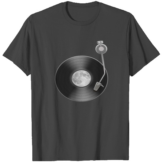 Moon Full Moon Record Space T Shirts