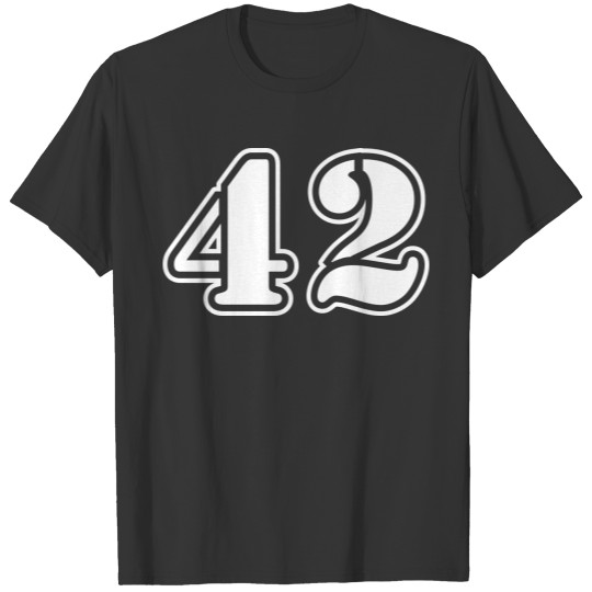 42 Number symbol T-shirt