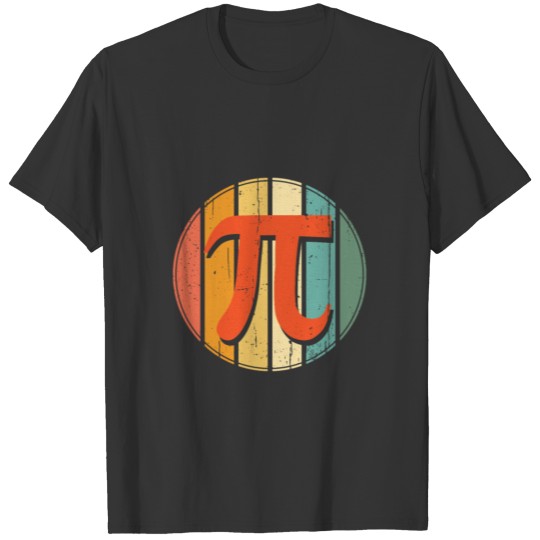 Vintage Retro Pi Math Geek Mathematician Pi Day T Shirts