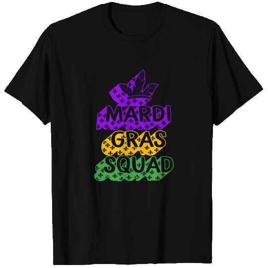 Mardi Gras T Shirts, Mardi Gras Squad New Orleans