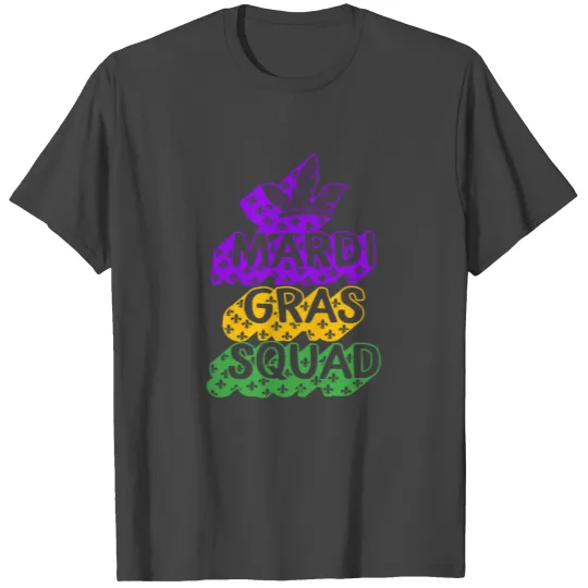 Mardi Gras T Shirts, Mardi Gras Squad New Orleans