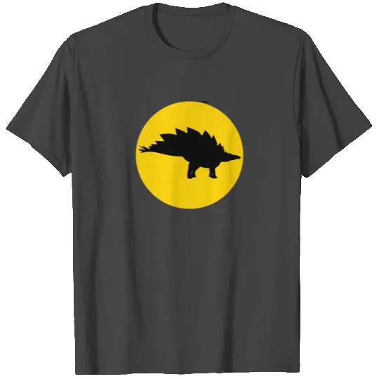 stegosaurus and moon T Shirts