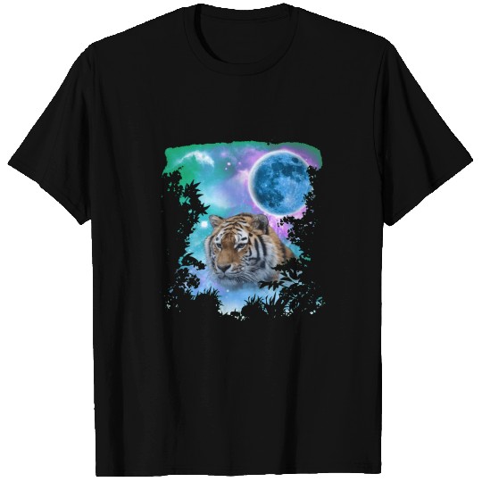 Tiger MidNight Forest T Shirts