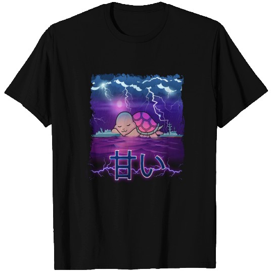 Japanese monster turtles kaiju design T Shirts