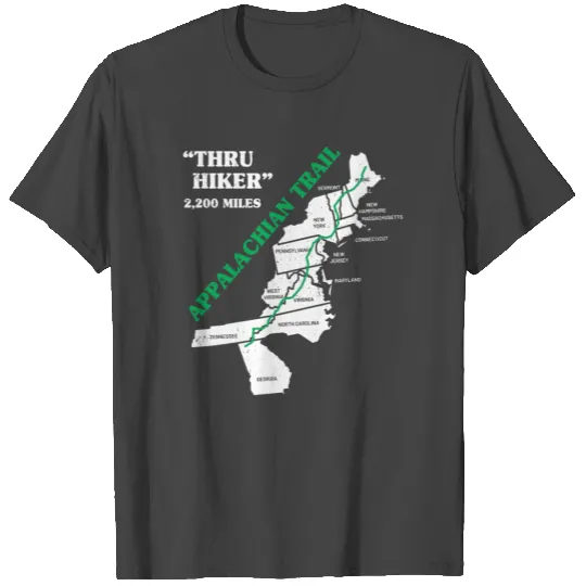 Thruh Hiker, Appalachian Trail - US Trail T Shirts