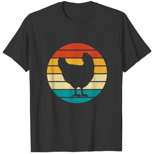 Funny Retro Vintage Chicken Farm Poultry Farmer T-shirt