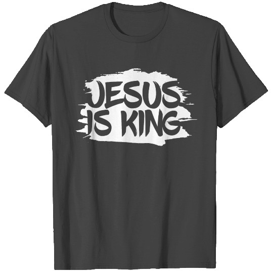 Jesus is King Christian Vintage Design T Shirts