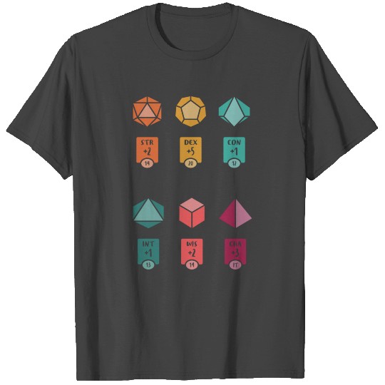 D20 Dungeon Master Family Game Night T Shirts
