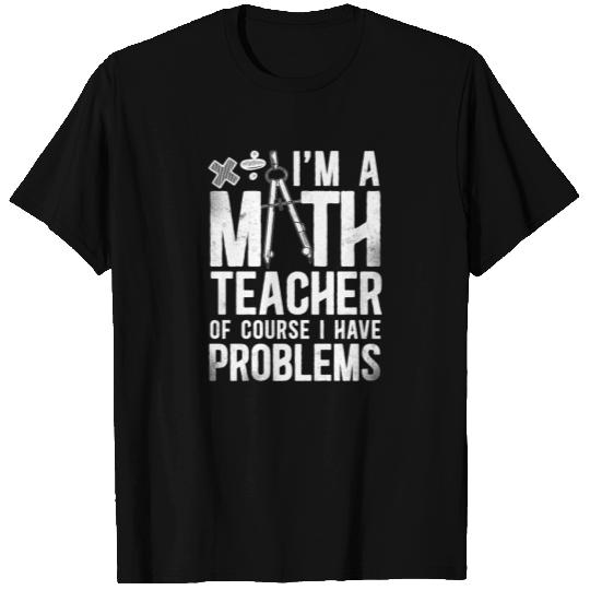 Math Teacher Nerd Student Compass T Shirts