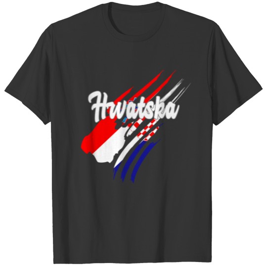 Croatia Flag Hrvatska zastava T-shirt